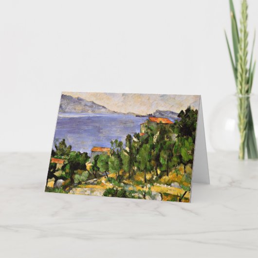 Carte Cezanne - La Baie de l'Estaque de l'Est (Devant)