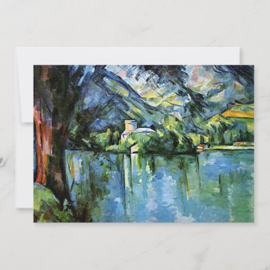Carte Cezanne - Le Lac d'Annecy (Devant)