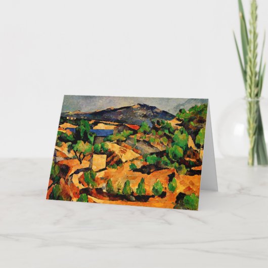 Carte Cezanne - Montagnes vues de l'Estaque (Devant)