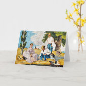 Carte Cézanne - Pique-nique sur la Riverbank (Fleur jaune)