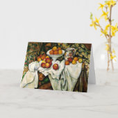 Carte Cezanne - Pommes et Oranges (Fleur jaune)