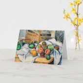 Carte Cezanne - Une table d'angle (Fleur jaune)
