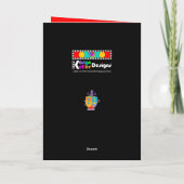 Carte Chag Chanukkah Sameach Hanukkiah (Dos)