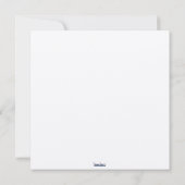 Carte Chag Sameach - Joyeuses Fêtes Juives Aquarelle (Dos)