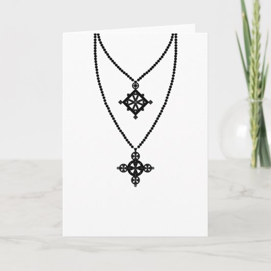 Carte Chaîne et pendentif (Devant)