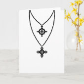 Carte Chaîne et pendentif (Fleur jaune)