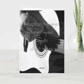 Carte Chaînes de guitare Abstraites (Dos)