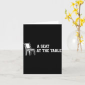 Carte Chair A Seat At The Table (Fleur jaune)