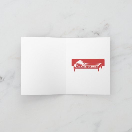 Carte Chaise Longue (Intérieur)