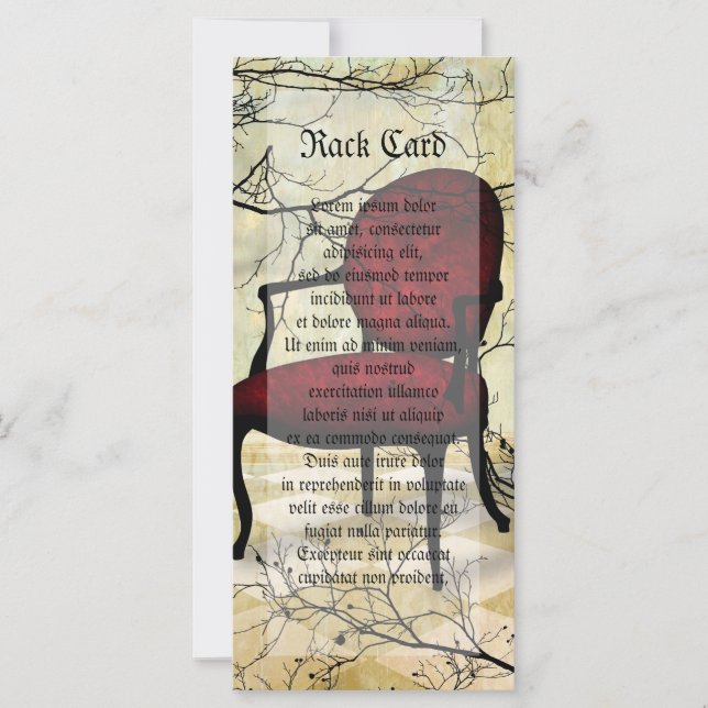 Carte Chaise royale avec branches (Devant)