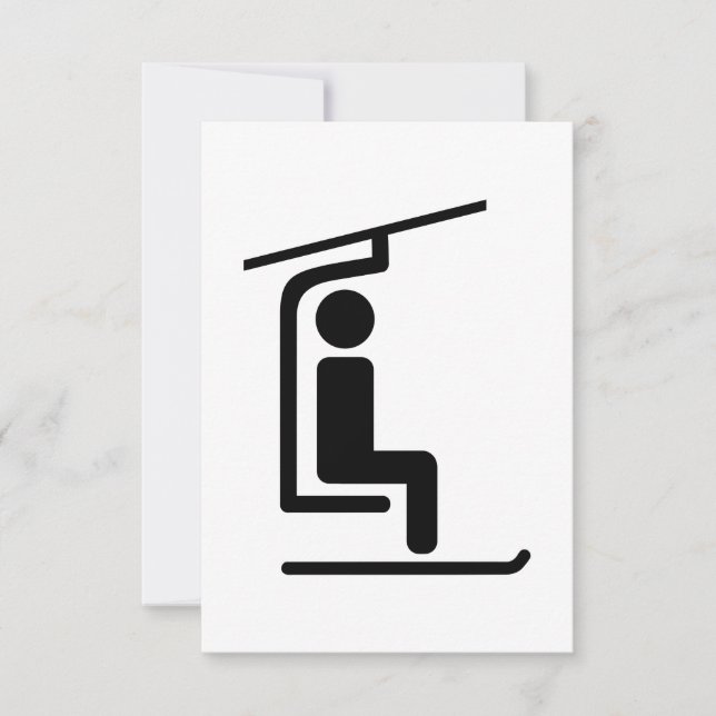 Carte Chaise-ski (Devant)