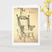 Carte Chaise verrouillable ! (Fleur jaune)