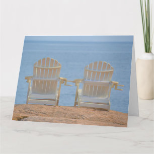 Carte Chaises d'Adirondack de bord de mer