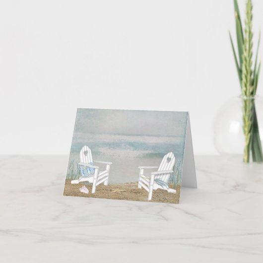 Carte Chaises de plage (Devant)