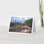 Carte Chalet espagnol et monts Snowy (Devant)