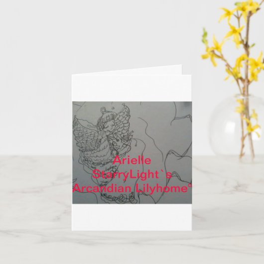 Carte ¡ Chaleureux de notes du ` s d'Arielle StarryLight (Fleur jaune)