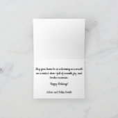 Carte Chaleureux, Joie Naturelle (Intérieur)