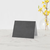 Carte Chalkboard customizable (Fleur jaune)