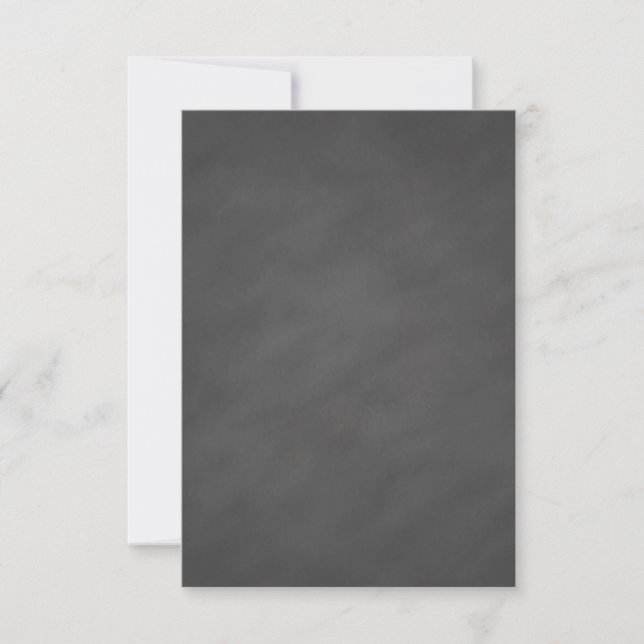 Carte Chalkboard Gray Background (Devant)