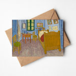 Carte Chambre à Arles | Vincent Van Gogh<br><div class="desc">Chambre à Arles (1889) de l'artiste post-impressionniste néerlandais Vincent Van Gogh. Un tableau d'art original est une huile sur toile représentant une scène intérieure de la chambre de Vincent à Arles dans une perspective déformée inhabituelle. L'utilisation brillante et audacieuse de la couleur dans cette pièce est typique de la palette...</div>