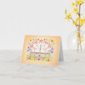 Carte Chambre du Parlement canadien avec Snowbirds Art f (Fleur jaune)