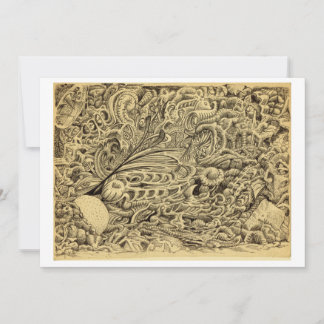 Carte Chambre malade, par Brian Benson Flat Card
