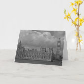 Carte Chambres de Londres du Parlement et de Big Ben (Fleur jaune)