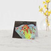 Carte Chameleon (Fleur jaune)