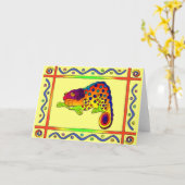 Carte Chameleon (Fleur jaune)