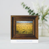 Carte Champ de blé 2005 Peinture acrylique Calmant (Debout devant)