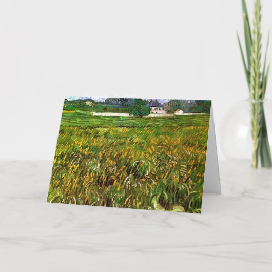 Carte Champ de blé à Auvers par Vincent van Gogh (Devant)