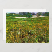 Carte Champ de blé à Auvers par Vincent van Gogh (Devant / Derrière)