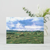 Carte Champ de blé avec meules de Vincent van Gogh (Debout devant)