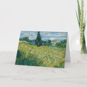 Carte Champ de blé vert avec Cypress   Vincent van Gogh