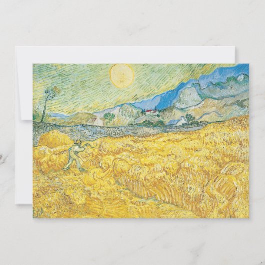 Carte Champ de blé | Vincent van Gogh (Devant)