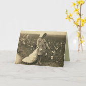 Carte Champ de coton (Fleur jaune)