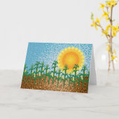 Carte Champ de maïs (Fleur jaune)