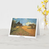 Carte Champ de maïs par Sisley Alfred (Fleur jaune)