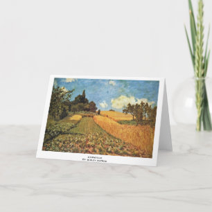 Carte Champ de maïs par Sisley Alfred