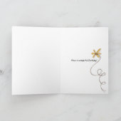 Carte Champ de marguerite jaune (Intérieur)