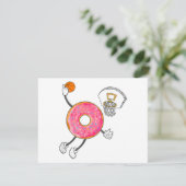 Carte Champ de nourriture Dunking Donut Hole (Debout devant)