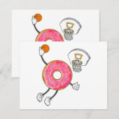 Carte Champ de nourriture Dunking Donut Hole (Devant / Derrière)