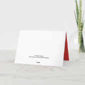 Carte Champ de pavot du jour du Souvenir (Dos)