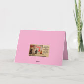 Carte Champ de vœux fleuris (Dos)