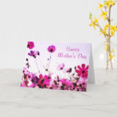 Carte Champ des fleurs roses (Fleur jaune)