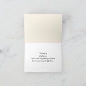 Carte Champ Fleur sauvage Merci de sympathie (Intérieur)