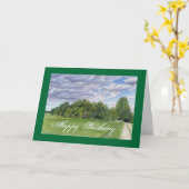 Carte Champ Printemps (Fleur jaune)