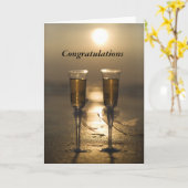 Carte Champagne (Fleur jaune)