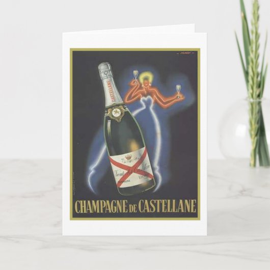 Carte Champagne de Castellane (Devant)