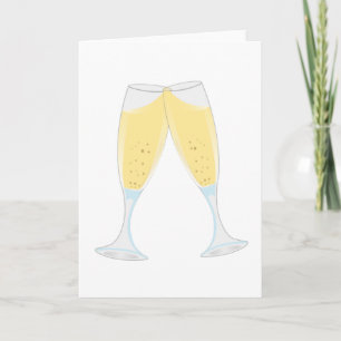 Carte champagne-verre